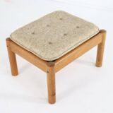 Mid century teak danish footstool domino mobler