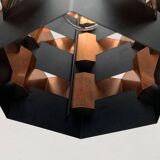 Danish copper pendant light from the mid-century by Lyfa, 1960s.