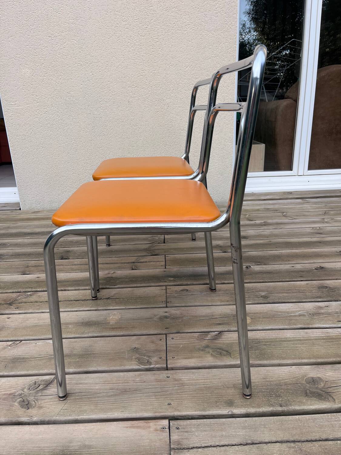 Paire de chaises vintage design Bauhaus - style Oryx