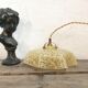 Suspension in yellow Clichy glass