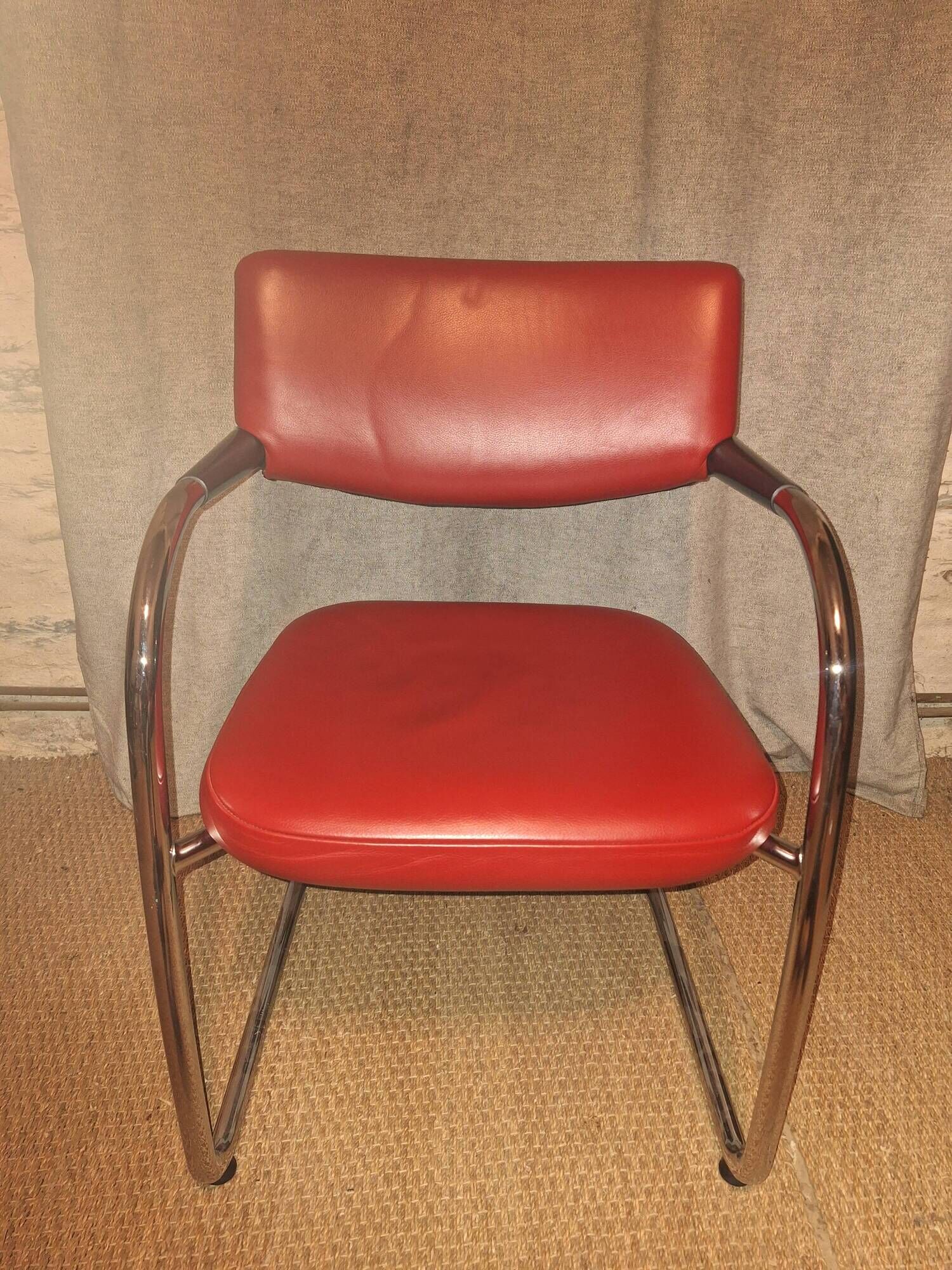 Vitra visasoft visavis - set of 6 red - citterio & glen oliver löw for vitra