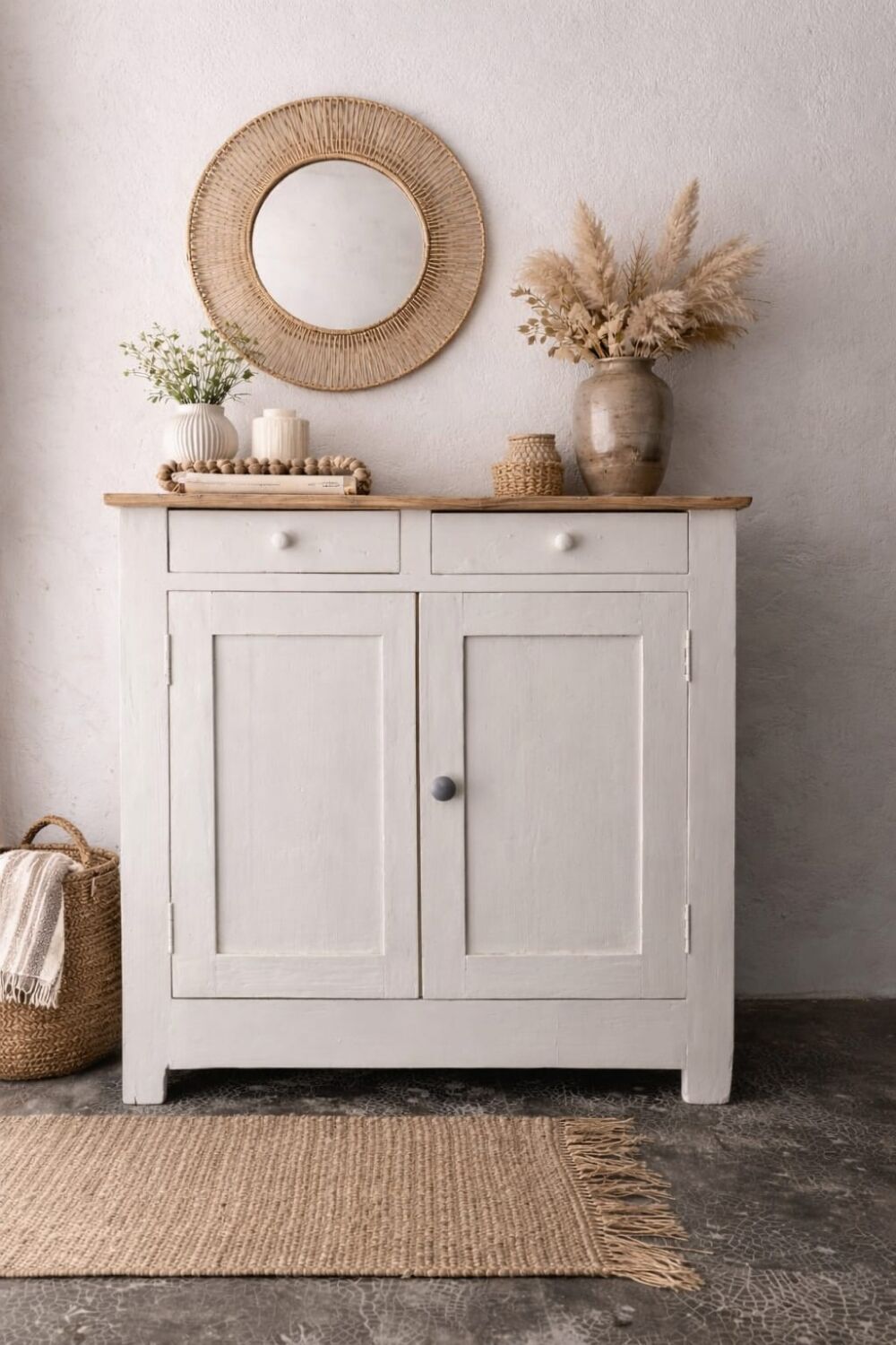 Parisian buffet in fir – chic country/bohemian style