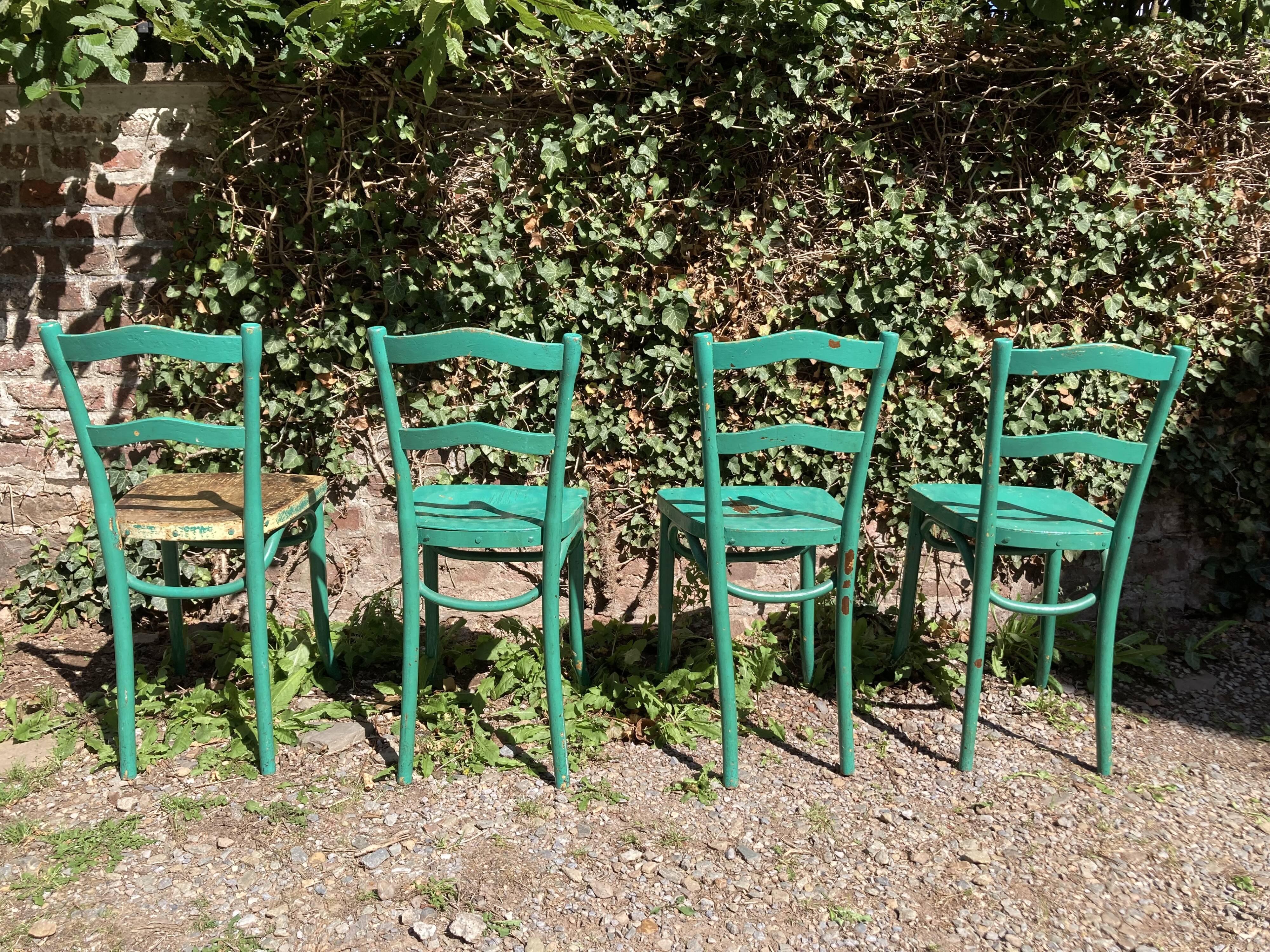 Lot de 4 chaises bistrot
