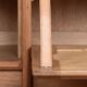 French enfilade in solid oak by Guillerme and Chambron 1960.