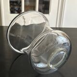glass and metal vase from the 70s