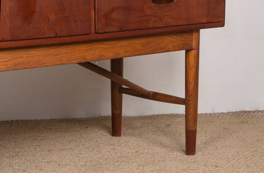 Danish Teak Highboard by Kurt Ostervig for Randers Mobelfabrik 1960.