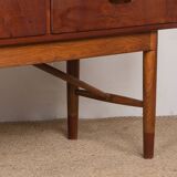 Danish Teak Highboard by Kurt Ostervig for Randers Mobelfabrik 1960.