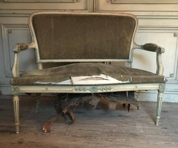 Banquette de style Louis XVI