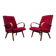 Paire de fauteuils modèle 6951 velours côtelé par Jaroslav Smidek pour Ton 1960