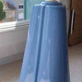 Blue Art Deco style lamp base.