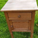 Old wooden nightstand