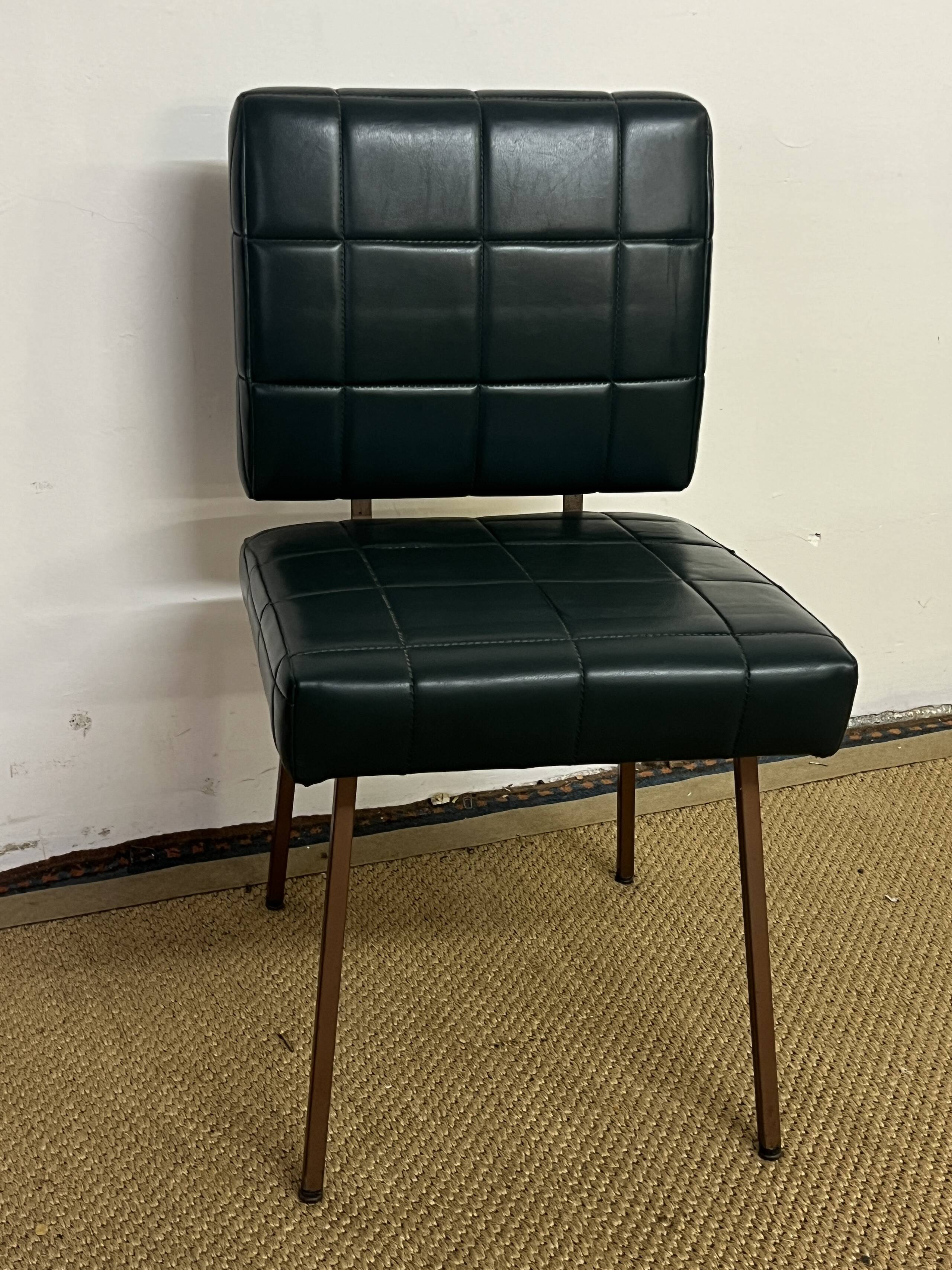 Green Skai chair, 1960s