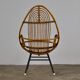 Rattan armchair by Rohe Noordwolde, Netherlands, 1960