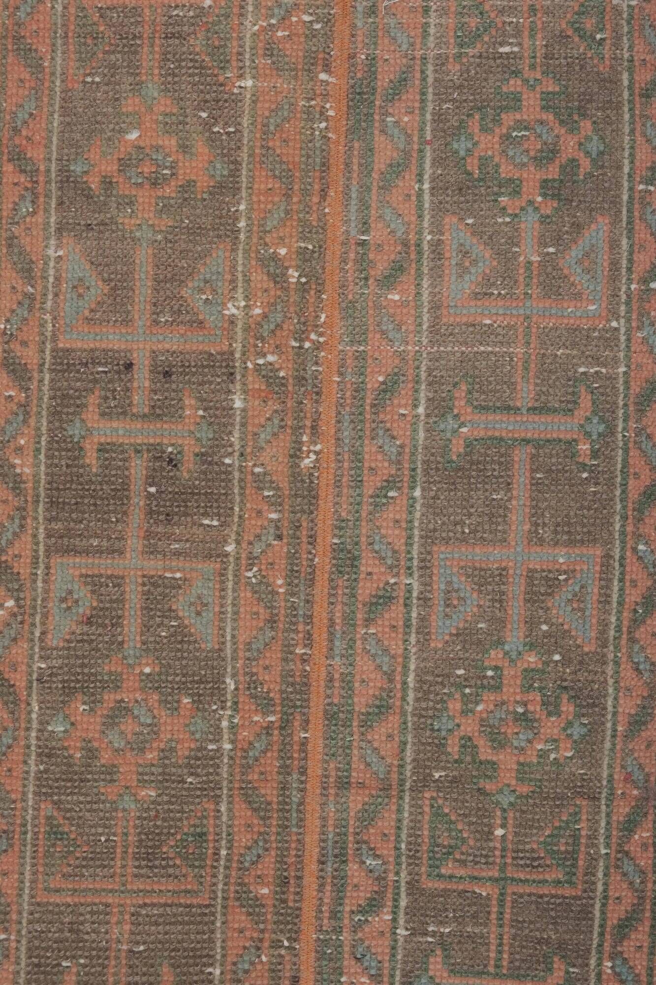 Vintage Turkish hallway rug 59x291 cm
