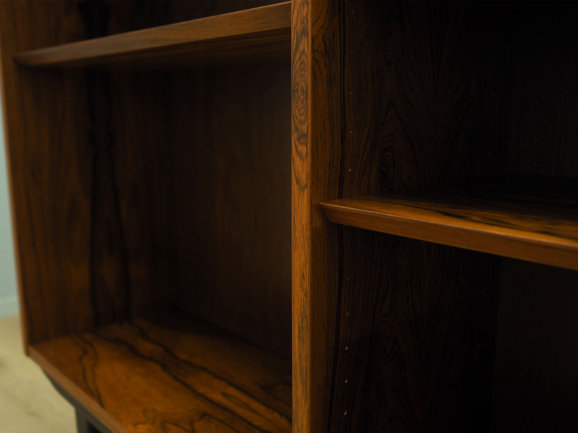Rosewood bookcase, Danish design, 1970s, manufactured by Hundevad