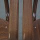 Set of 2 Thonet model S43 dining/side chairs with armrests
