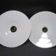 Pair of opaline wall lamps
