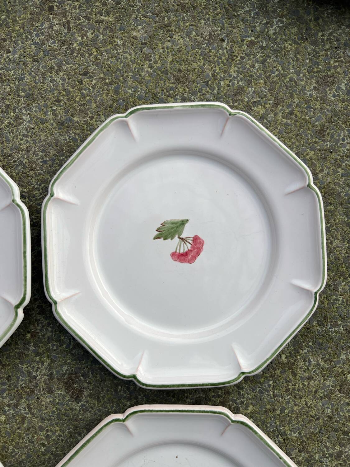 Gien 6 dessert plates
