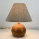 80s pine ball lamp