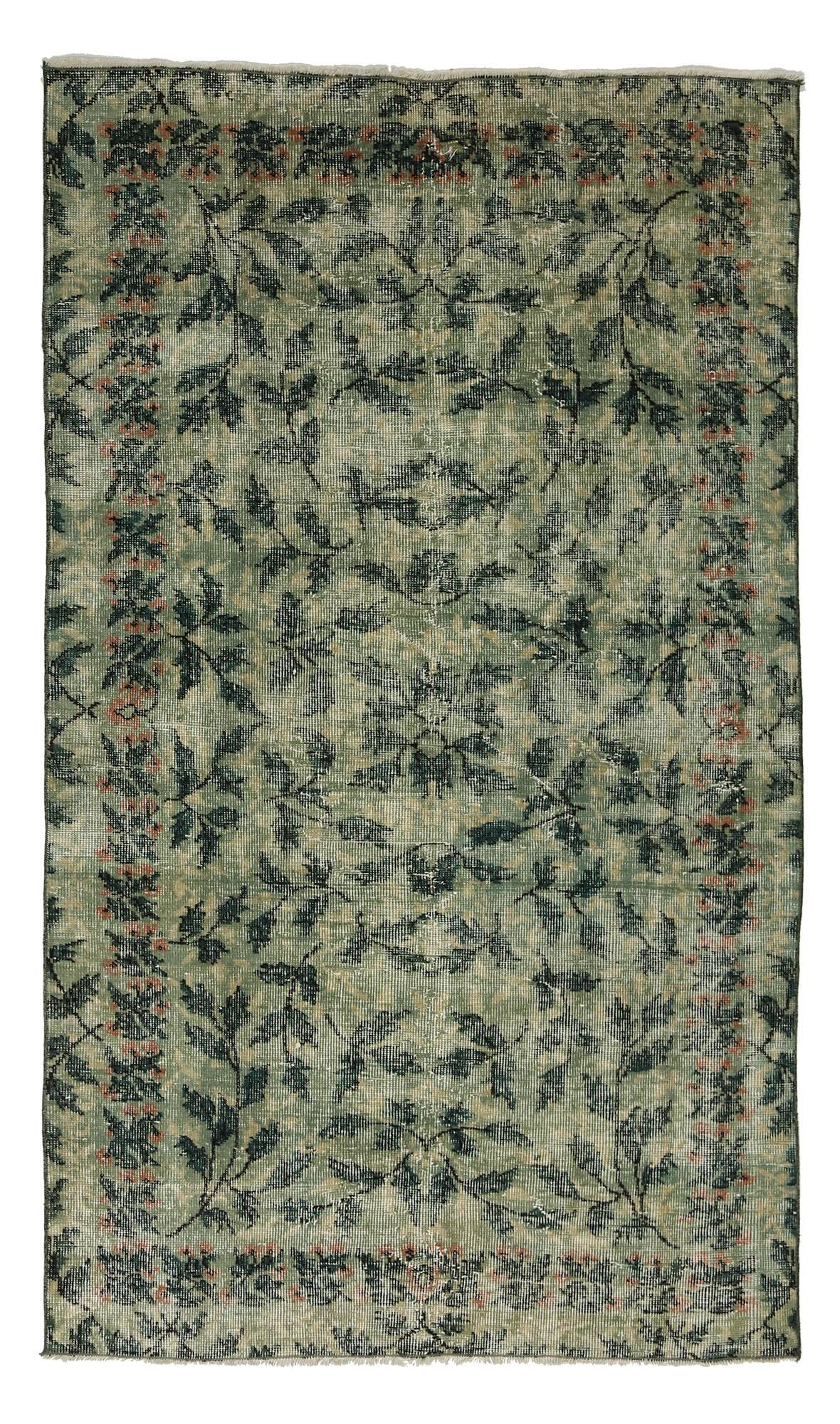 Turkish Anatolian Handmade Vintage Area Rug 200 cm x 118 cm