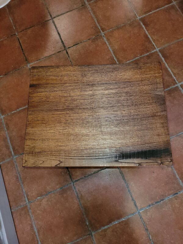 Table industriel pied fonte