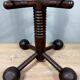 Art Deco style coat rack in stained oak around 1940