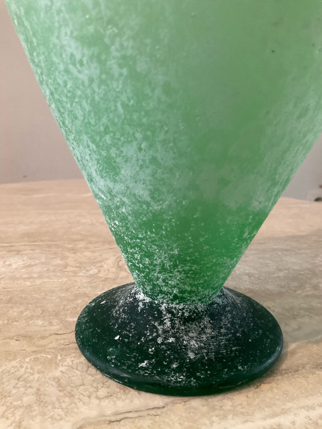 Vintage vase "Scovo" in Murano glass