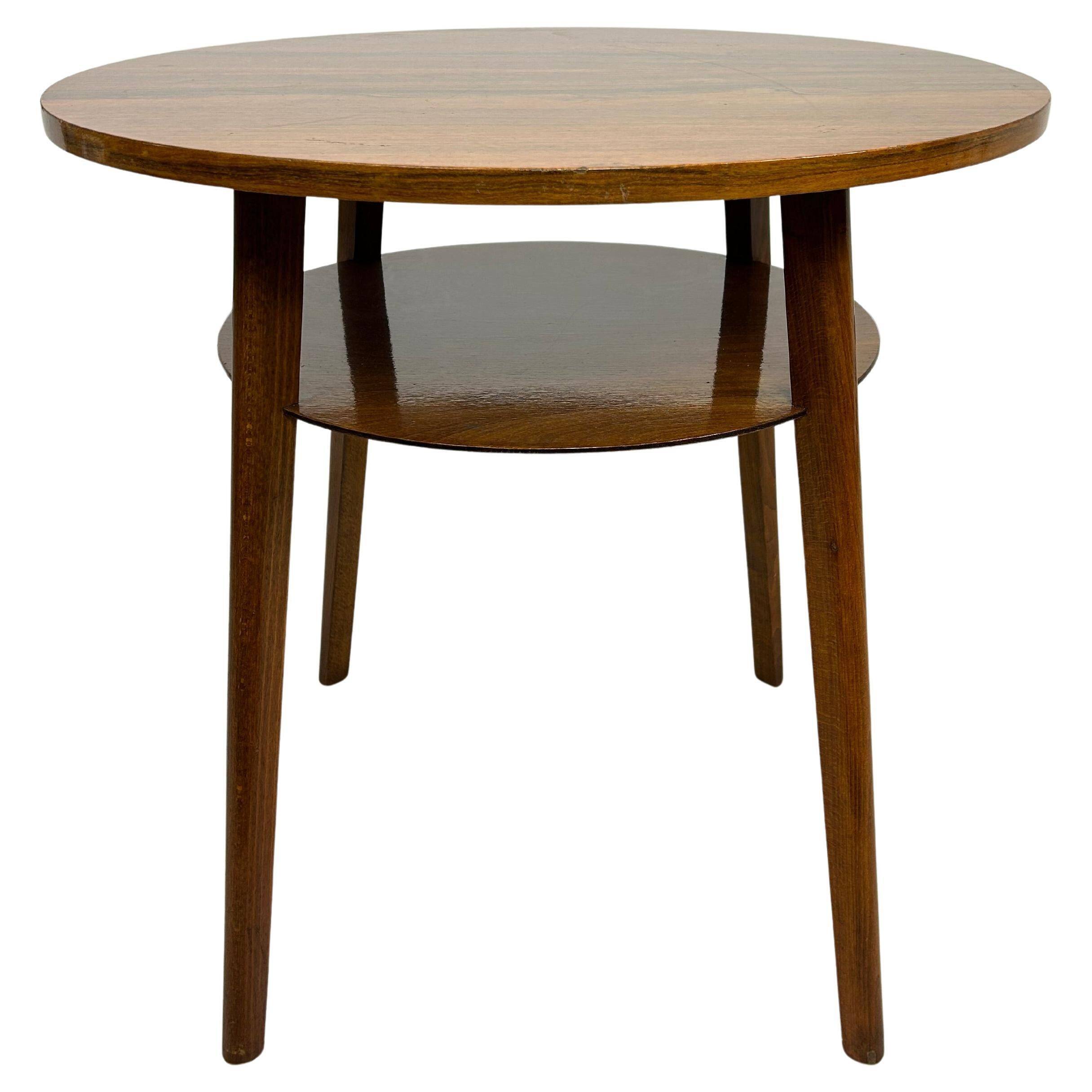 Mid-century modern round coffee table