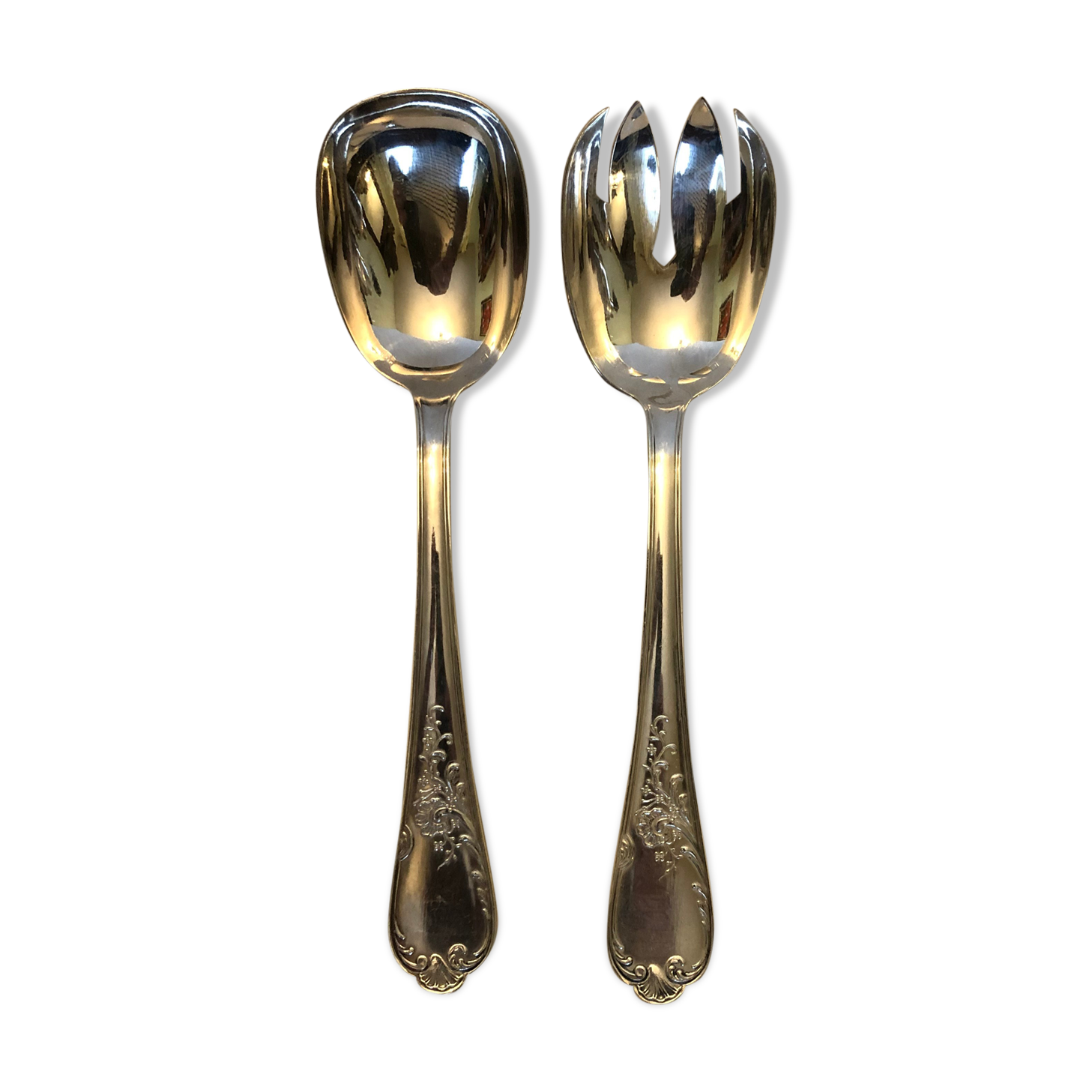 Silver metal service covers