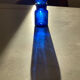 Cobalt blue apothecary bottle Belgian/Belgium/Antique blue bottles/B
