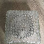Hustadt Leuchten Lamp Sconce Mid Century Bubble Crystal Glass 1950s