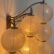 Vintage "Sterrenbeeld" wall lamp, Murano bubbled glass, Raak Netherlands 1960