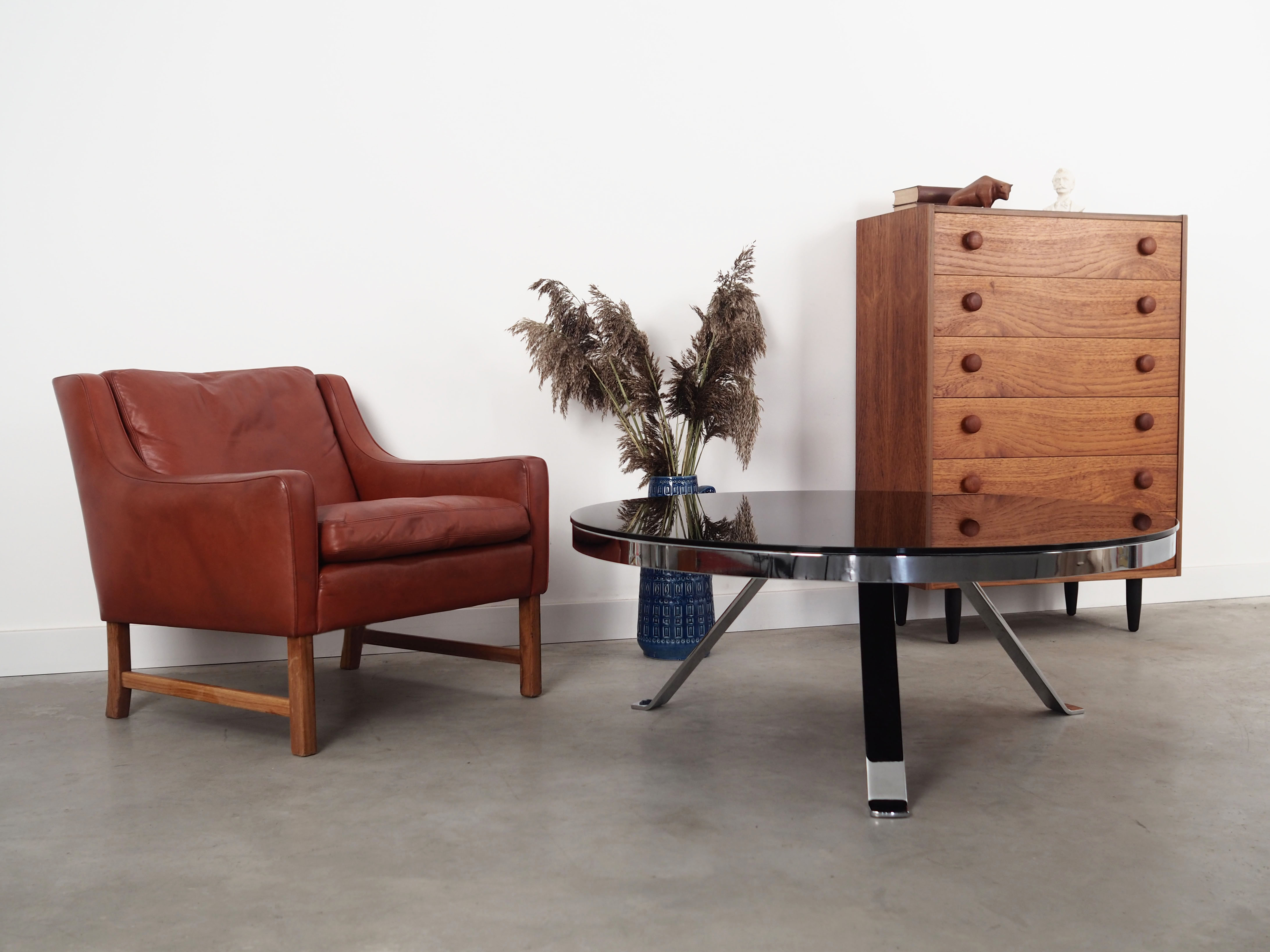 Round coffee table, Danish design, 1970s, made in Denmark