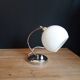 Table lamp / desk - Chrome metal and opaline globe - CIRCA 1950
