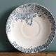 Saint Amand plate by Lebacqz & Bouchart, Colombier decoration, early 20th century
