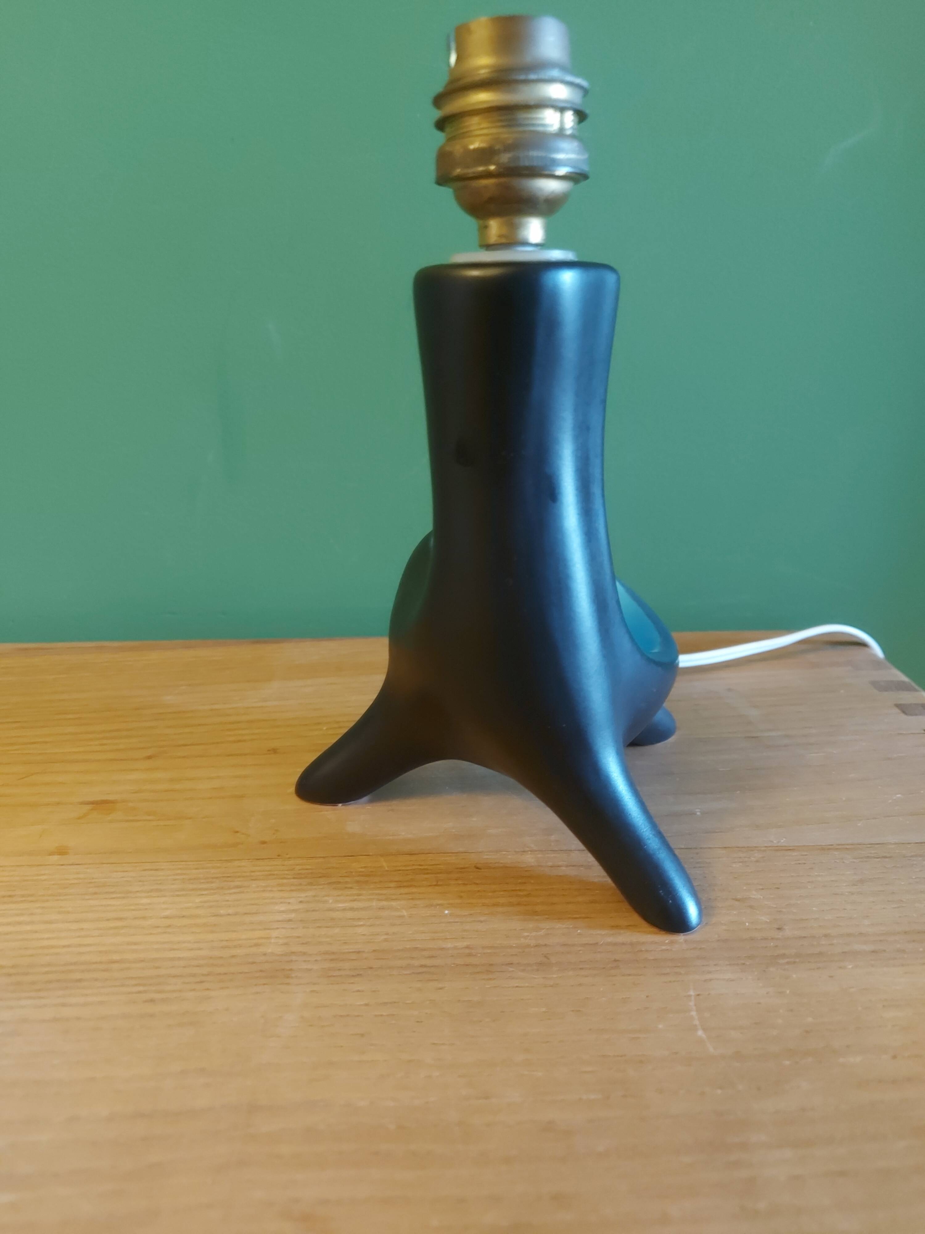 Ceramic lamp foot 60's