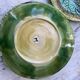 Set 8 slush plates with leaf decoration