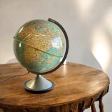 Globe vintage avec lumières GDP 1965 Globe