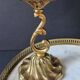 Ostrich Egg, Brass Base (20th Century) H: 29 cm