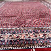 Handmade indian indian vintage rug 204cm x 252cm 1970s