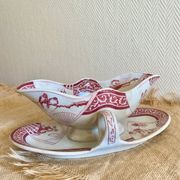 Antique sauce boat Jules Vieillard Bordeaux 19th century