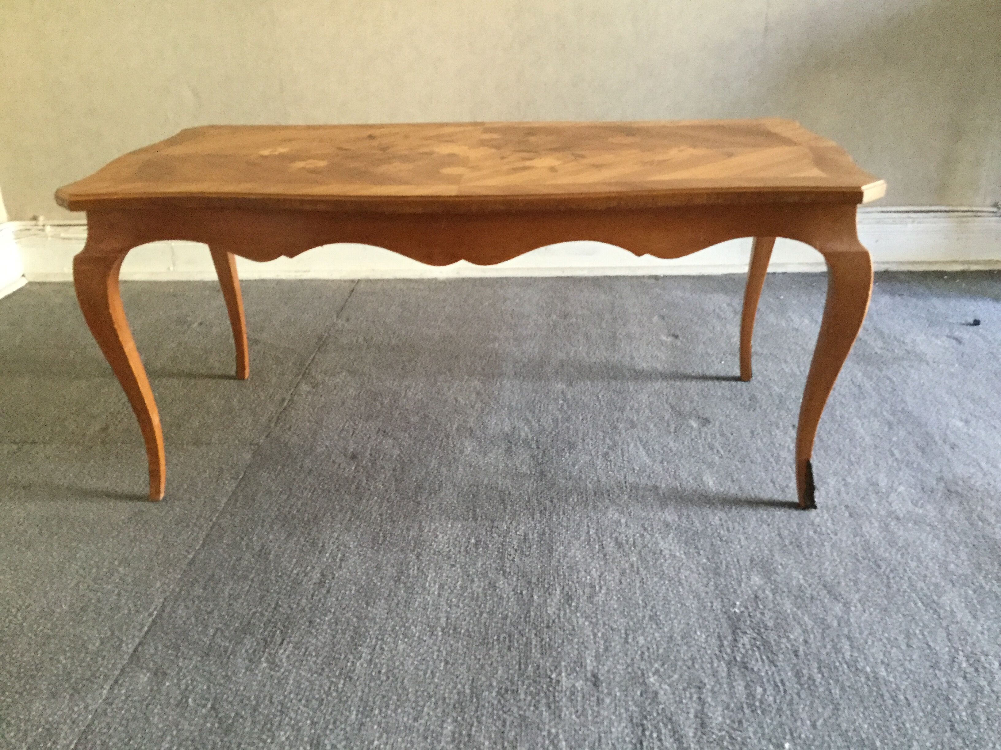 marquetry coffee table