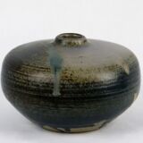 Vase basile en grès 1980