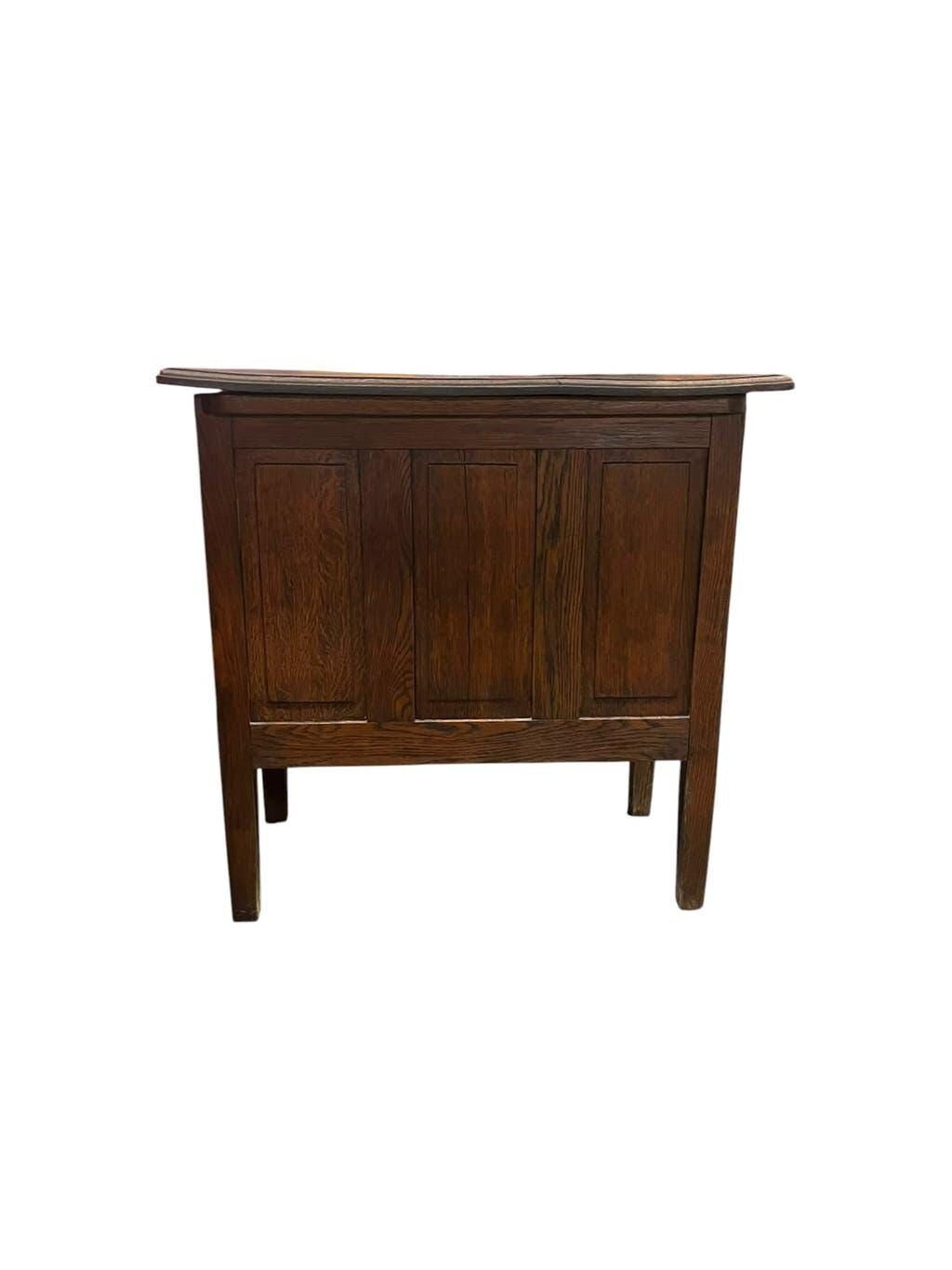 Vintage XL deep desk in solid wood