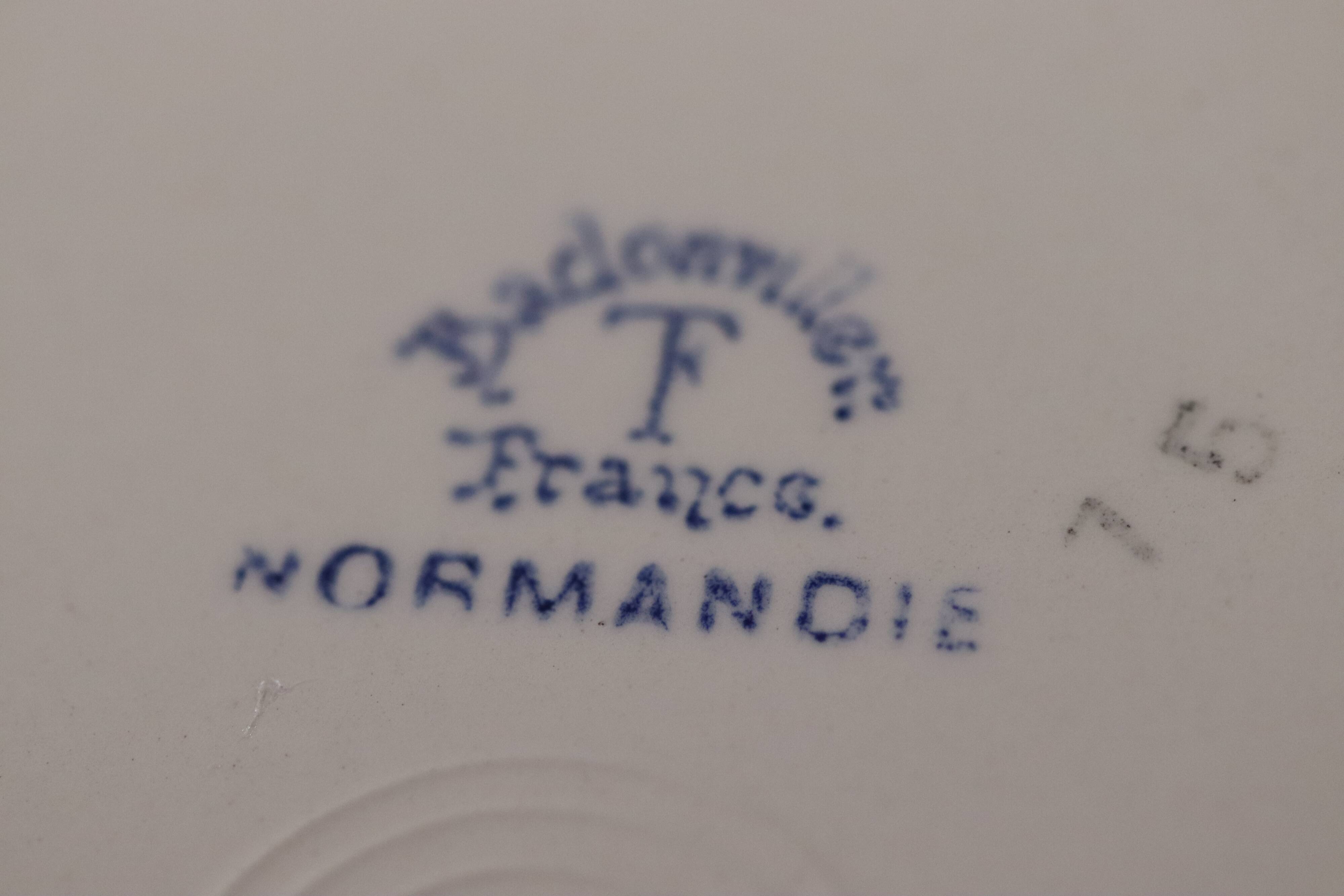 Plates Sarreguemines Digoin and Badonviller