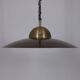Vintage 70's italian design metal rolling chandelier