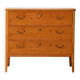 Commode vintage scandinave en loupe de bouleau