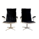 Set of 2 metal and bakelite armchairs design 1960.