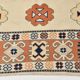 7x10 Blue Cream Oversize Oushak Rug, 203x292Cm