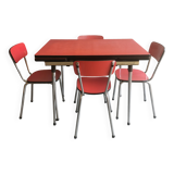 Vintage formica table and 4 chairs